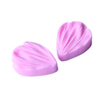 feuilles artificielles silicone vert rose veines plissées decoratives cuisson gâteau artisanal mariage