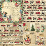 Papier décoratif Noël fait main