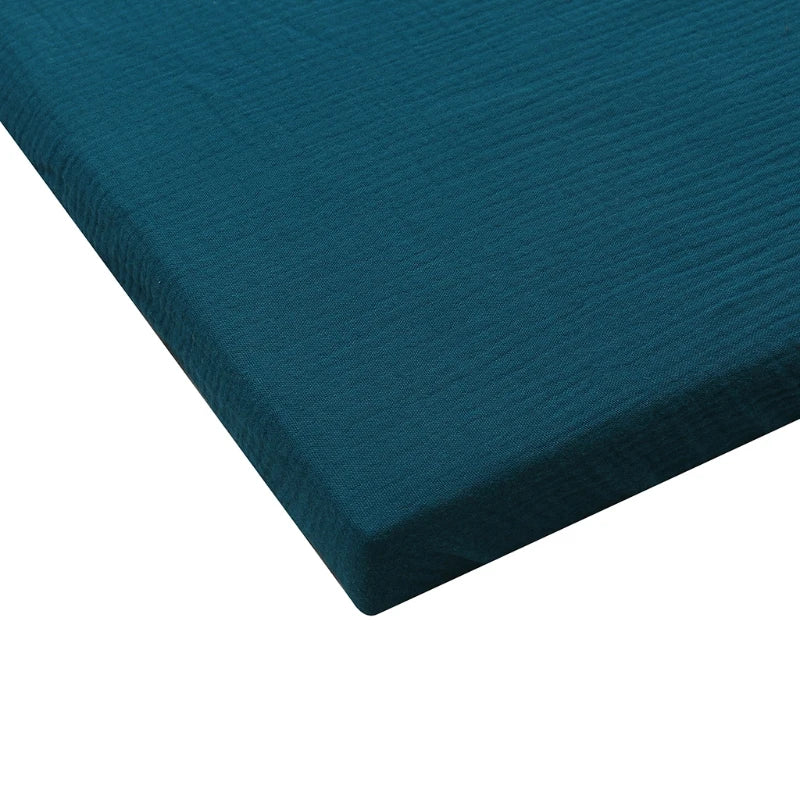 drap housse berceau coton rose bleu marine rayures horizontales simple doux maternité