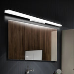 lampe miroir led blanche rectangulaire moderne salle bain chambre éclairage mural