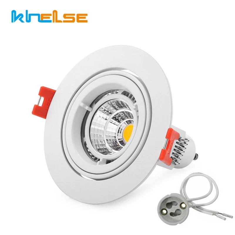 Spot LED blanc moderne clips orange compatible GU10 MR16 5W 90 260V