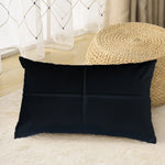 housse coussin velours décorative canapé salon moderne couleur unie simple