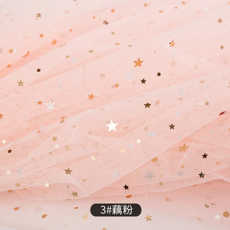 tulle étoiles dorées jupe enfant blanc rose violet élégante diy mariage