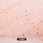tulle étoiles dorées jupe enfant blanc rose violet élégante diy mariage