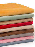 tissu velours épais orange rouge gris moderne 155cm largeur coudre robe matériel bricolage