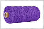 corde macramé coton vert clair mm décoration artisanale bricolage fait main