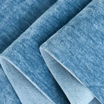 tissu chenille polyester résistant uni moderne bleu marron navy beige opacité 150cm abrasi