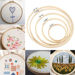 anneaux broderie bambou vis serrage classique différents diamètres cross stitch frame outils couture