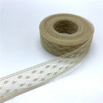 ruban dentelle brodée polyester organza largeur 15mm yards couleurs multiples motifs carrés légèrement transparent