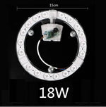 anneau lumineux led blanc moderne 12w 18w 24w 36w 48w vis connecteur électrique