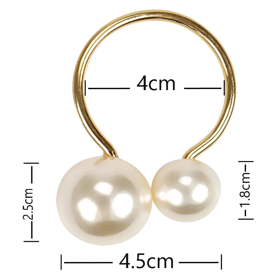 Ronds de serviette en perles dans différentes couleurs disponibles