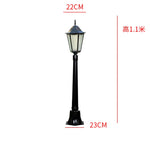 lampe rue or noir classique ip55 led 85265v éclairage public aluminium brillant vintageextérieur