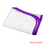 tapis repassage pliable nappe protection textile maille semi transparent utilitaire blanc violet jaune gris