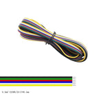 fil électrique plat ruban led ws2812b ws2811 connecteurs broches