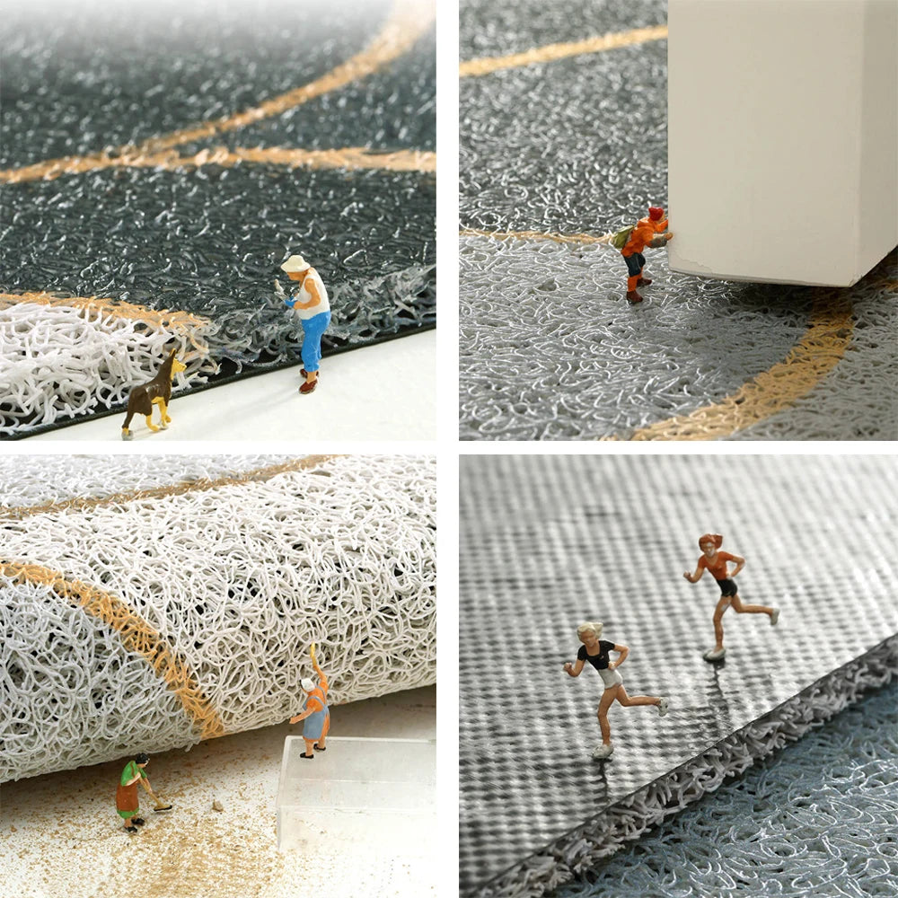 Paillasson durable facile à nettoyer pour entrée de maison