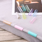 clips tissu blanc rose vert jaune bleu orange adhésif moderne multi fonction lit 12