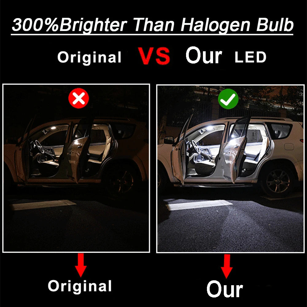 ampoules led blanc 6000k 8000k ice blue modernes seat ibiza mk2 mk3 mk4 mk5