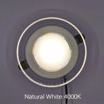 spot led 105mm 45mm blanc doré grille moderne clips câble 3w 5w 7w 9w