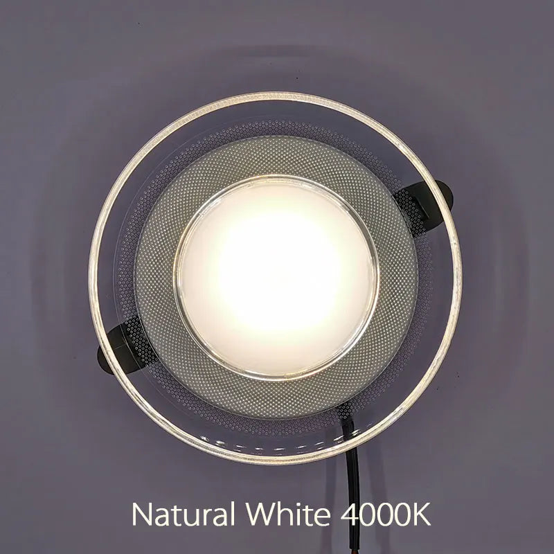 spot led 105mm 45mm blanc doré grille moderne clips câble 3w 5w 7w 9w