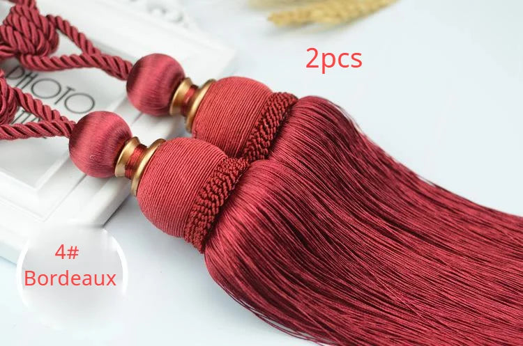 rideau tieback soie synthétique tassel classique moderne accroche fenêtre décoration chambre salon