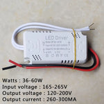 driver led blanc moderne 260 300ma 165 265v ac input 120 240v dc output