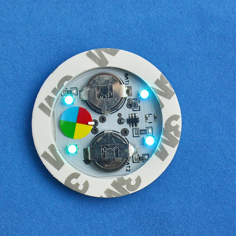 sous verres led camouflage moderne adhésifs diodes couleur blanc rouge bleu vert mariage halloween