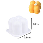 moule silicone bougie visage sculpté blanc rose violet artisanal moderne