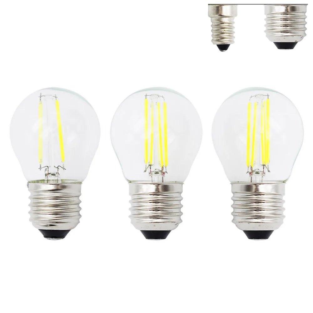 ampoules led filament doré e14 e27 vintage opalescent transparent 40000h 2700k 6500k