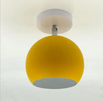 lampe suspension vert moderne minimaliste nordique matériau métal interrupteur bouton