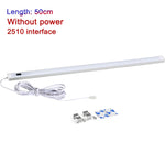 lampe led moderne 30cm 40cm 50cm blanc minimaliste adhésif clip adaptateur secteur