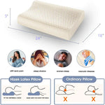 oreiller cervical ergonomique latex naturel mousse mémoire forme contemporain