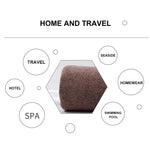 serviette bain microfibre absorbante marron clair moderne 75x150cm douce lavable machine simple opacité
