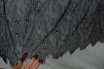 dentelle polyester nylon blanc noir ornements floraux motifs géométriques translucide classique élégant tissu large