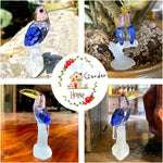 Presse-papier en verre cristal animal porte-bonheur