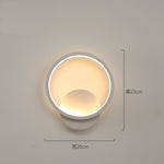 applique murale contemporaine minimaliste noir blanc élégante fixée mur lumière led flux lumineuxmodifiable