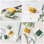 bobines fil transparentes modernes couleur rose blanc vert bleu rangement fil coudre