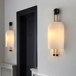 applique murale moderne fer blanc éclairage quotidien nordique luminaire mural transparent led