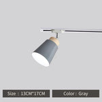 Spot lumineux conique moderne multi couleurs bleu gris jaune vert rose led éclairage rail