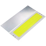 plaque led moderne 120x36mm blanc jaune grille led 12v