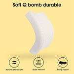 oreiller cervical ergonomique latex naturel mousse mémoire forme contemporain