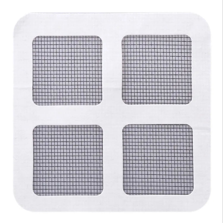 ruban adhésif maille blanche moustiquaire fenêtre porte protection insecte autocollant carré intérieur maison