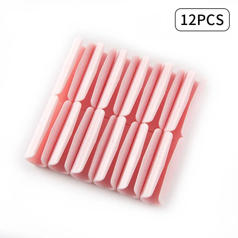 clips lit réglables caoutchouc blanc noir 4pcs triangle simple moderne