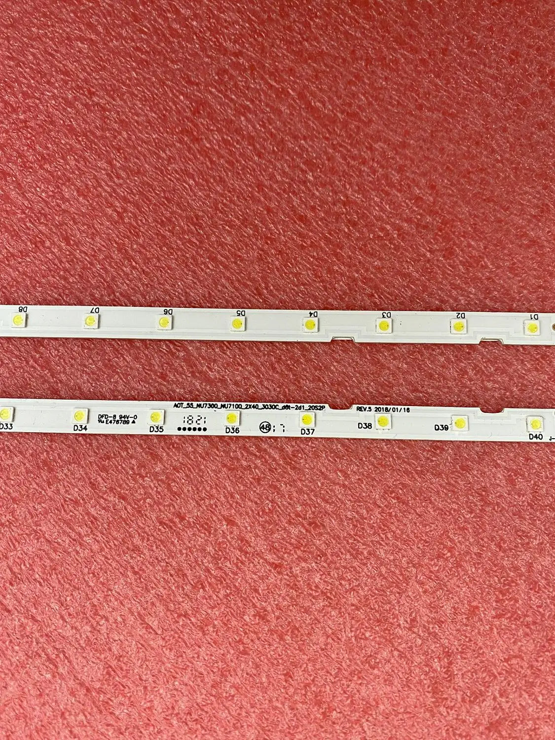 ruban led blanc téléviseur samsung smd connecteurs salon moderne