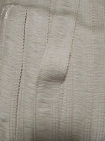 ruban franges coton blanc beige 5mètres franges opaques textile éco décoration
