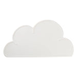 assiettes forme nuage silicone imperméables adhésives animaux gris rose bleu blanc moderne