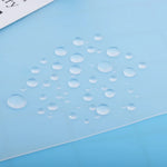plaque silicone transparente moderne adhésive bleu rose outil fabrication époxy pinceau flacon peinture papier