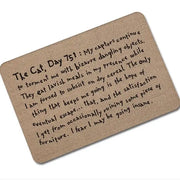 tapis marron texte blanc motif rouge antidérapant humour horreur éclaboussures pied humainintérieur