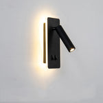 lampe murale moderne noir blanc mat fixée interrupteur ampoules led cuisine chambre coucher entree
