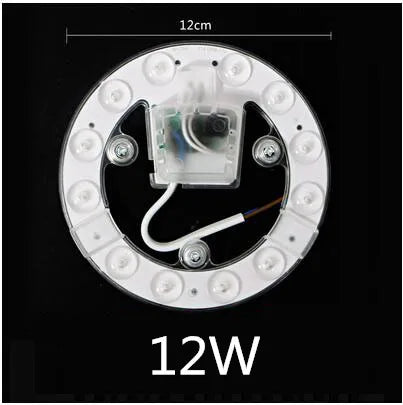 anneau lumineux led blanc moderne 12w 18w 24w 36w 48w vis connecteur électrique