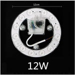 anneau lumineux led blanc moderne 12w 18w 24w 36w 48w vis connecteur électrique